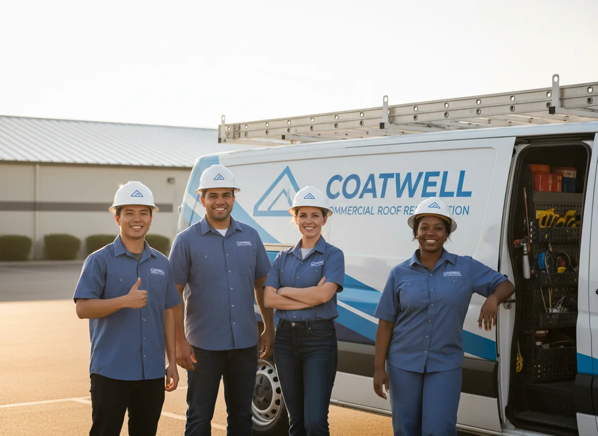 Commercial roof coating company in Holy Cross, IA